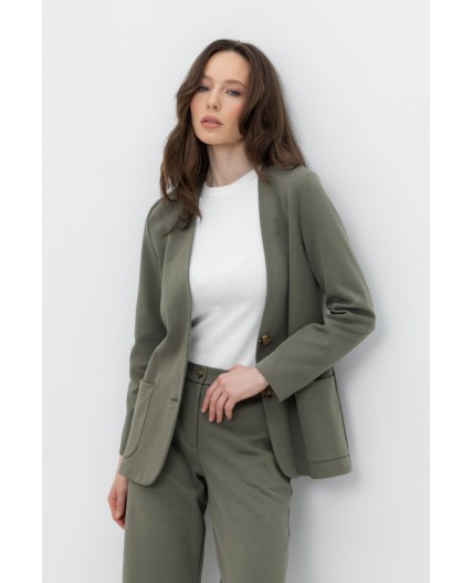 ЕВТ 3188/оливковый серый жакет