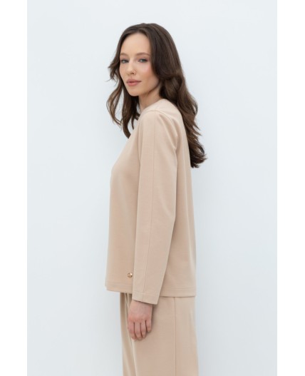 ЕВТ 3163/темно-бежевый джемпер