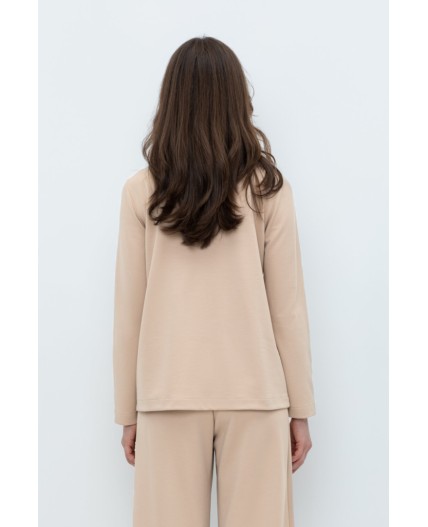 ЕВТ 3163/темно-бежевый джемпер