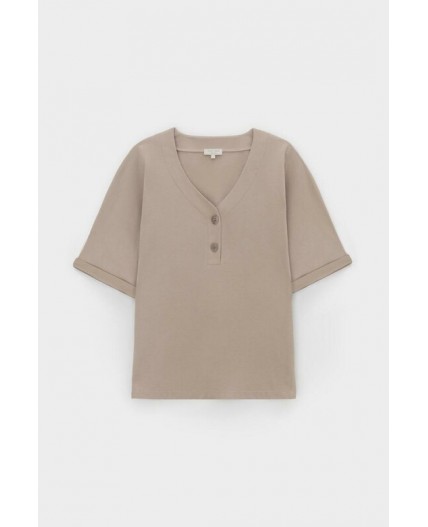 ЕВТ 3290/темно-бежевый блуза