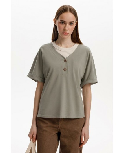 ЕВТ 3290/лесной туман блуза