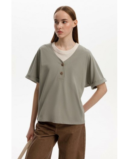 ЕВТ 3290/лесной туман блуза