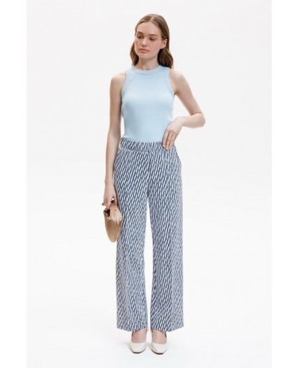 ЕВТ 4151/синие мини косы брюки