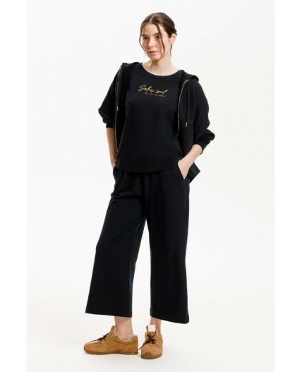 ЕВТ 4146/темный черный брюки