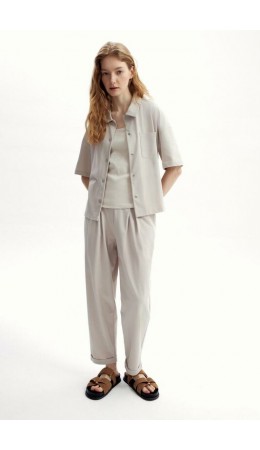 ЕВТ 4132/серо-бежевый брюки