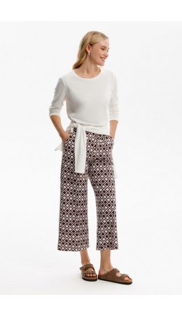 ЕВТ 4135/серо-сиреневый,ромбы брюки