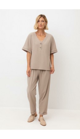 ЕВТ 4132/темно-бежевый брюки