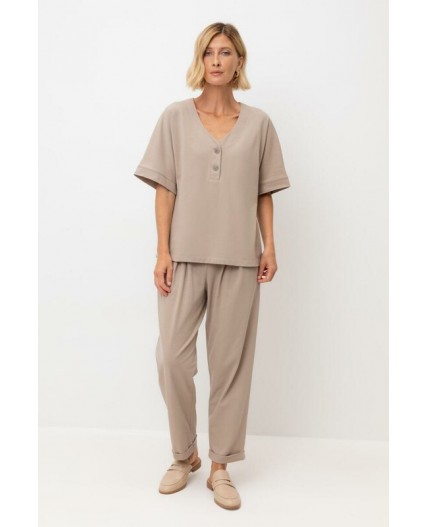 ЕВТ 4132/темно-бежевый брюки