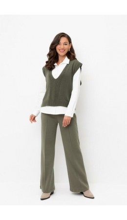 ЕВТ 4123/оливковый серый брюки