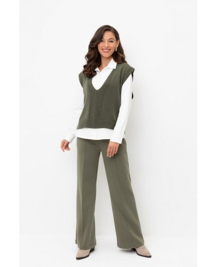ЕВТ 4123/оливковый серый брюки