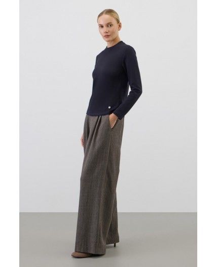 ЕВТ 3345/темно-синий джемпер (водолазка)