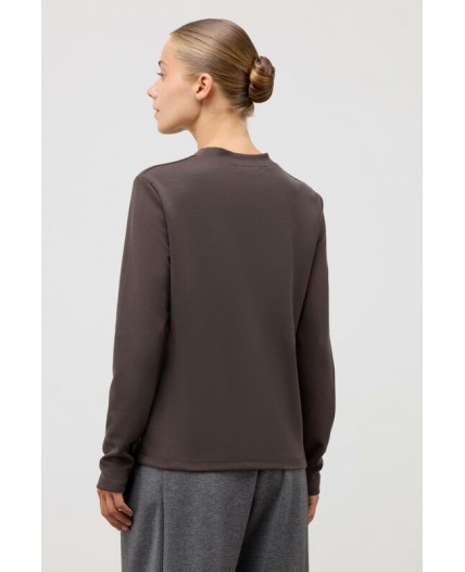 ЕВТ 3353/черный кофе джемпер (водолазка)