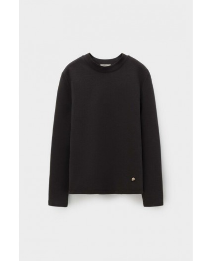 ЕВТ 3353/черный кофе джемпер (водолазка)