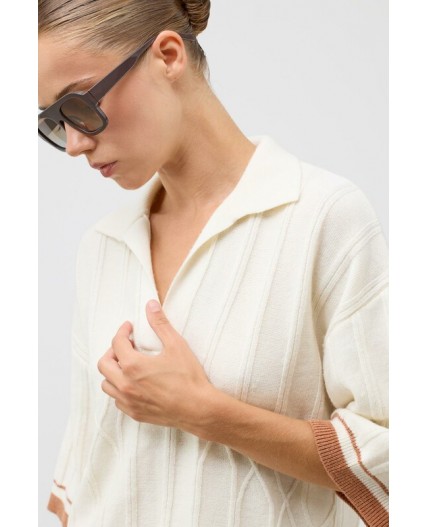 ЕВ 30224/ш/молочный джемпер