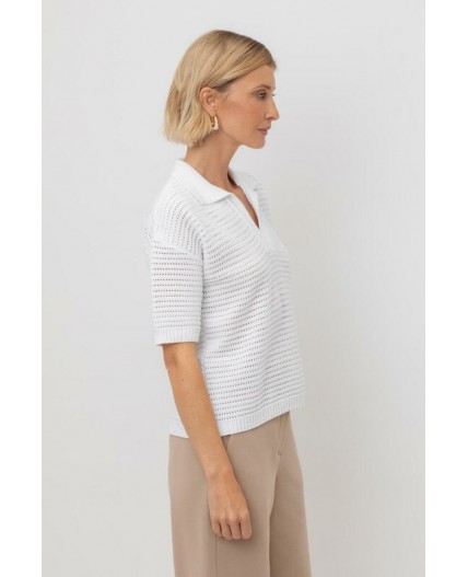 ЕВ 30202/кипенно-белый джемпер