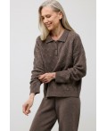 ЕВ 30293/ш/коричневый меланж джемпер