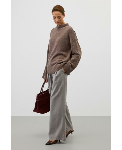 ЕВ 30245/ш/коричневый меланж джемпер