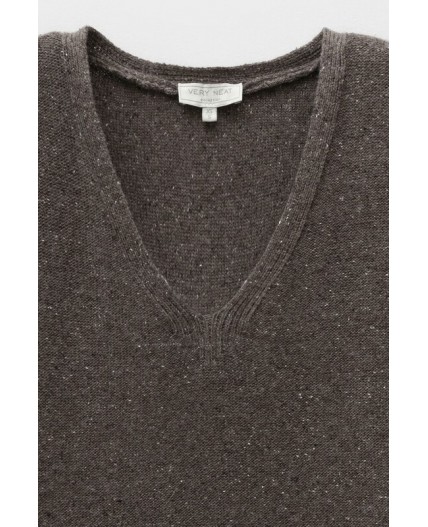 ЕВ 30276/ш/коричневый меланж джемпер