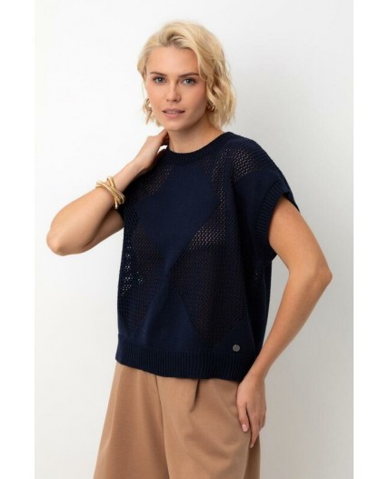 ЕВ 30193/темно-синий джемпер