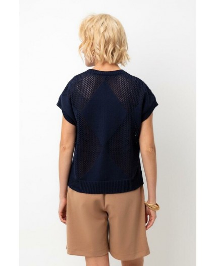 ЕВ 30193/темно-синий джемпер