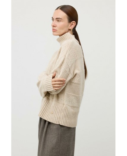 ЕВ 30266/ш/бежевый джемпер