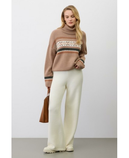 ЕВ 30286/ш/бархатный беж джемпер