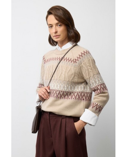 ЕВ 30278/ш/бежевый джемпер