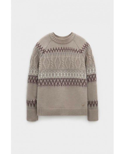 ЕВ 30278/ш/бежевый джемпер