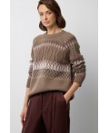 ЕВ 30278/ш/кофе джемпер
