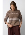 ЕВ 30278/ш/кофе джемпер