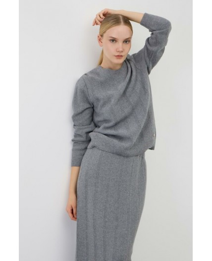 ЕВ 30238/ш/серый меланж джемпер