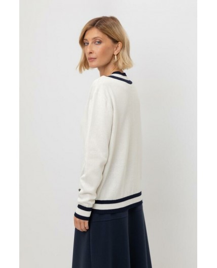 ЕВ 30204/молочный джемпер