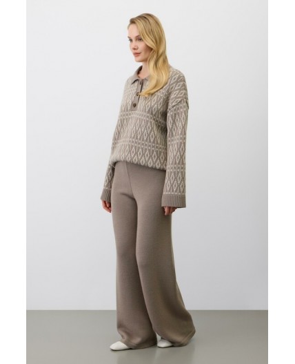 ЕВ 30244/ш/серо-коричневый джемпер