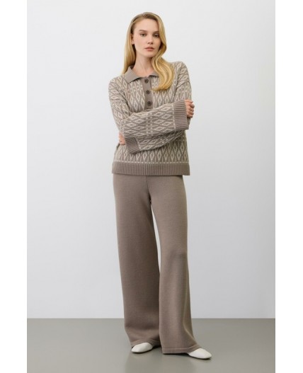 ЕВ 30244/ш/серо-коричневый джемпер