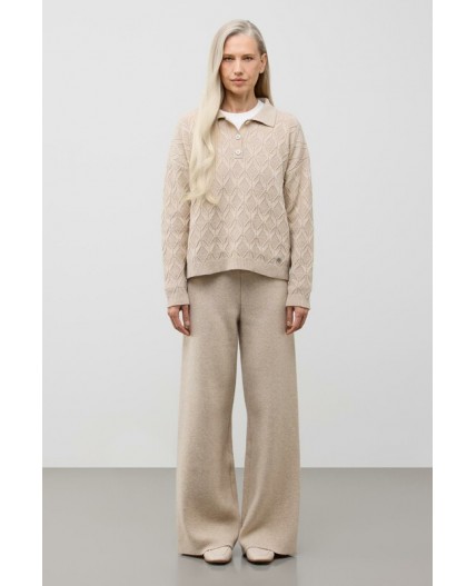 ЕВ 30293/ш/светло-бежевый меланж джемпер