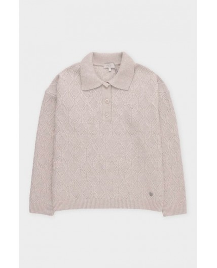 ЕВ 30293/ш/светло-бежевый меланж джемпер