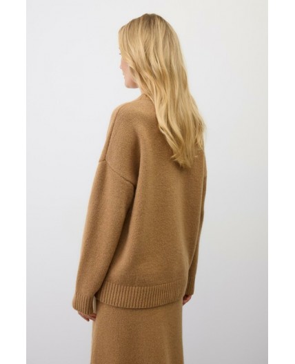 ЕВ 30287/ш/карамельный джемпер