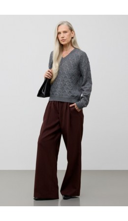 ЕВ 30289/ш/тем.серый меланж джемпер