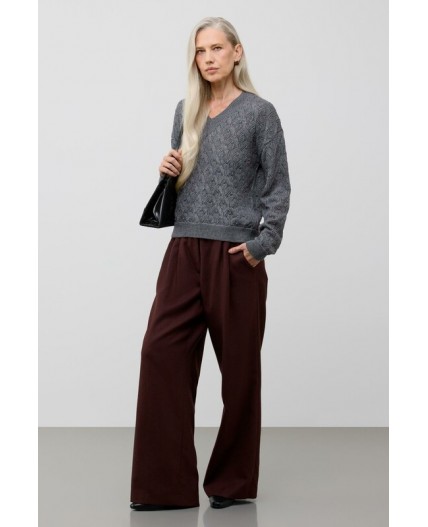 ЕВ 30289/ш/тем.серый меланж джемпер