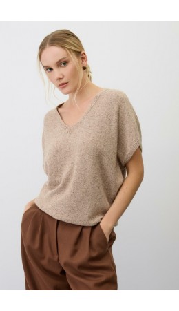 ЕВ 30276/ш/бежевый меланж джемпер