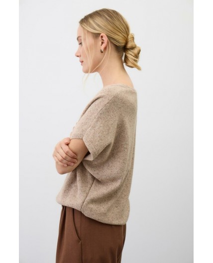 ЕВ 30276/ш/бежевый меланж джемпер
