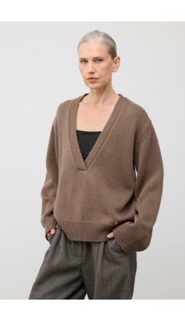 ЕВ 30261/ш/кофе джемпер
