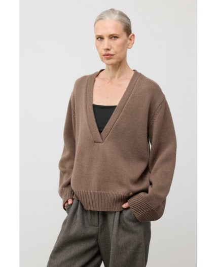 ЕВ 30261/ш/кофе джемпер