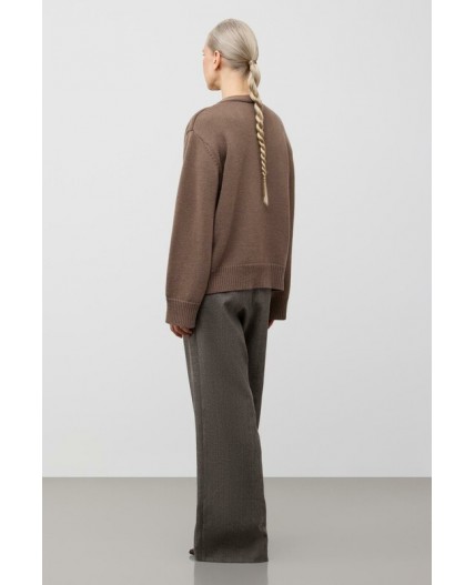 ЕВ 30261/ш/кофе джемпер