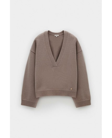 ЕВ 30261/ш/кофе джемпер