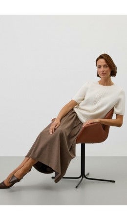 ЕВ 30232/ш/молочный джемпер