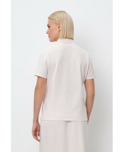 ЕВТ 3275/розовый кашемир джемпер-поло