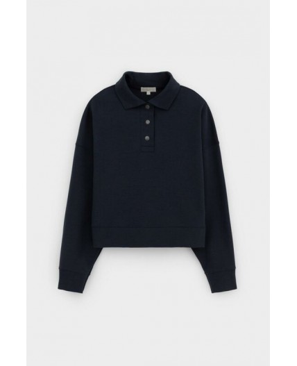 ЕВТ 3282/индиго джемпер-поло