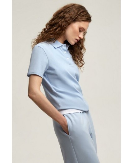 ЕВТ 3275/голубой кашемир джемпер-поло