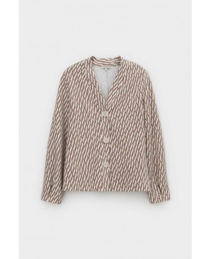 ЕВТ 3284/бежевые мини косы жакет